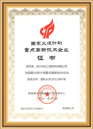 国家重点高新技术企业